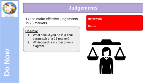 Judgements Economics