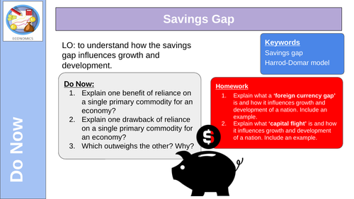 Savings Gap Foreign Currency Gap