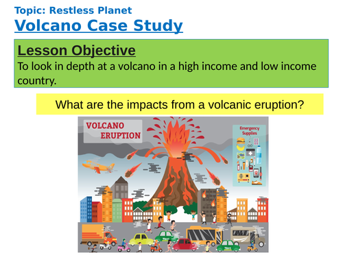 volcano case study gcse aqa