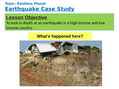 earthquake case study effects