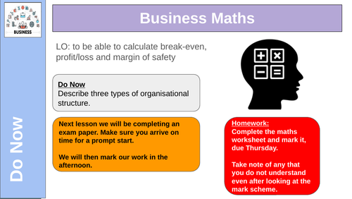 Business Maths CTech