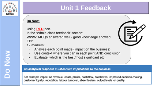 Business CTech Unit 1 Feedback