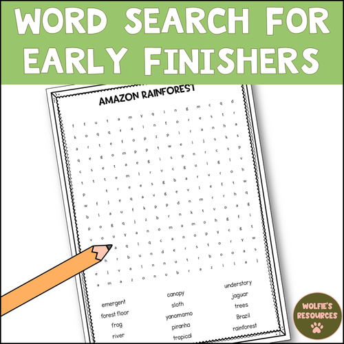 Amazon Rainforest Scavenger Hunt KS2 Teaching Resources