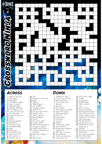 Crossword Ninja - Series 3 - No.3