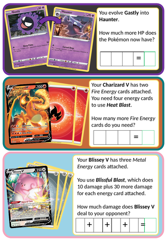 Pokemon maths game | Teaching Resources