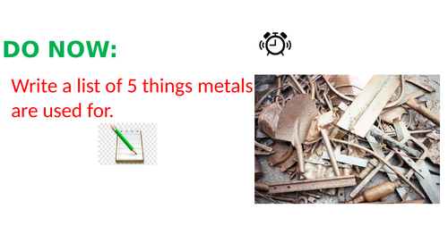 Year 8 Topic 8G Lesson 1& 2 properties of metals and catalyst ...