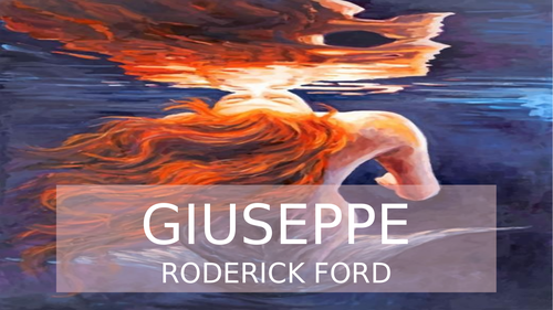 Giuseppe by Roderick Ford - Edexcel International A Level (AS) English ...