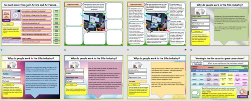 Careers in the Film Industry | Teaching Resources