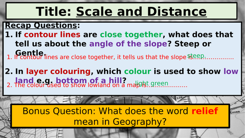 Map Skills: Scale & Distance