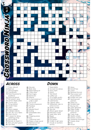 Crossword Ninja - Series 3 - No.8