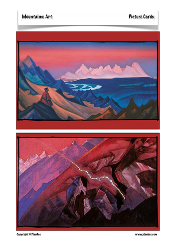Art Y5 Mountains Nicholas Roerich Art Lessons (5 lessons)