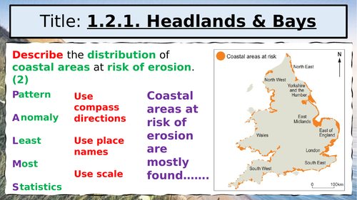 WJEC GCSE Theme 1: L4: Coastal Landscapes – Headlands & Bays