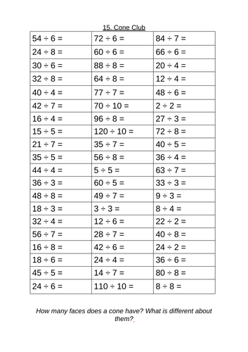 Maths Times Table Tests / Clubs - Complete Scheme - Tables Clubs ...