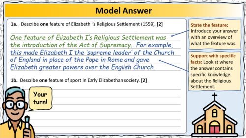 Early Elizabethan England Revision - Exam Technique & Past GCSE ...