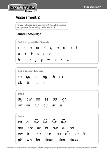 Read Write Inc Starter Pack | Teaching Resources