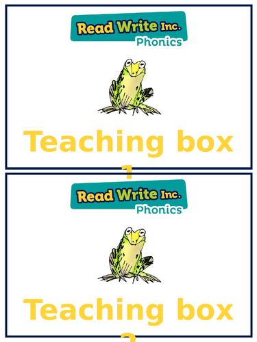 Read Write Inc Starter Pack | Teaching Resources
