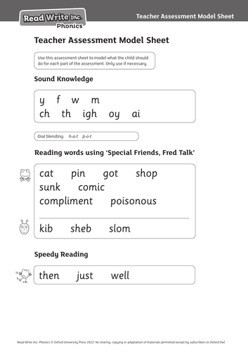Read Write Inc Starter Pack | Teaching Resources