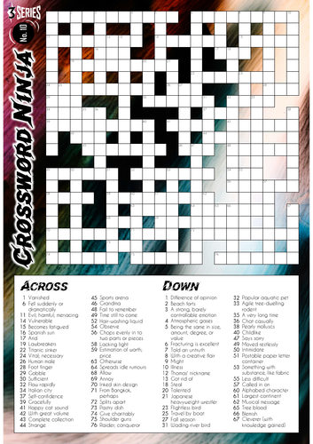 Crossword Ninja - Series 3 - No.10