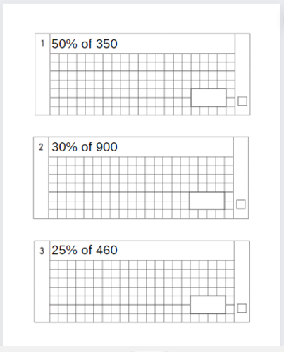 SATS Revision Percentage of Amount with Answers | Teaching Resources