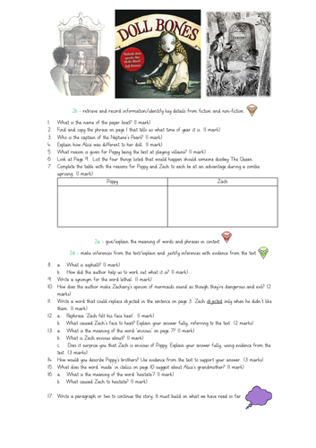 Alma writing pack - ready made worksheets & modelled text aimed at Year ...