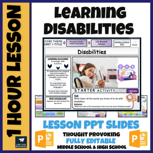 Learning Disabilities - PSHE | Teaching Resources