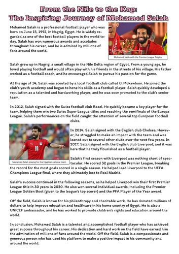 write a biography about mohamed salah