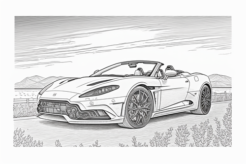 15 A4 Sports Cars Colouring / Coloring Sheets / Pages / Mindfulness Drawing Colour Artwork WOW ...