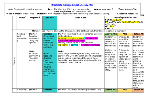 Year 5 historical stories unit of work | Teaching Resources