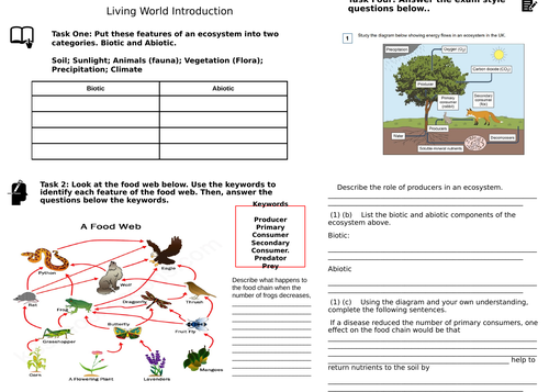 AQA GCSE Geography Living World Lessons and Resources | Teaching Resources