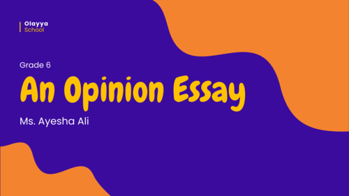 Opinion Essay | Teaching Resources