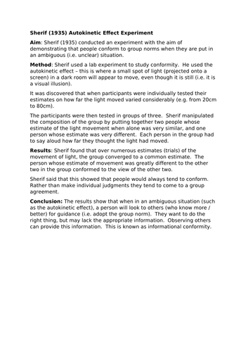 Unit 1 Social approach Applied Psychology | Teaching Resources