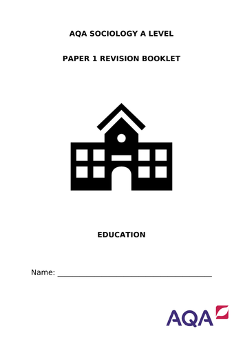 AQA Sociology Education Revision Booklet