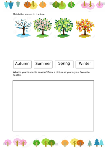 Science Season Activity Sheet Pack | Teaching Resources