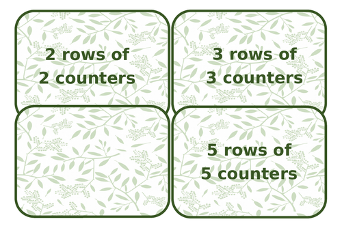Array prompt cards year 1 | Teaching Resources