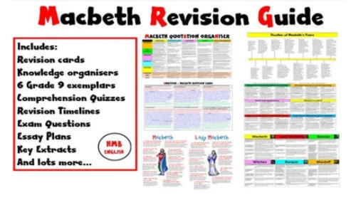 Macbeth GCSE Revision Booklet 2023 | Teaching Resources