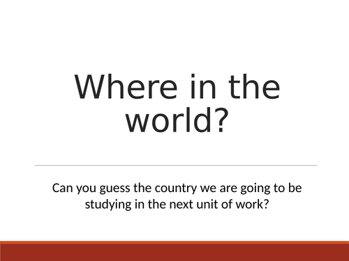 KS3 Geography - China - Introduction and map skills