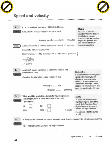 Physics - Acceleration | Teaching Resources