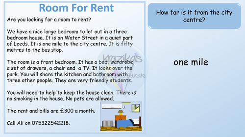 English Functional Skills - Entry Level 1 - Reading Powerpoint Lesson ...