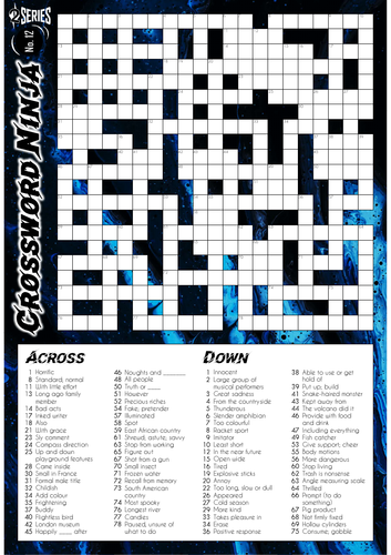 Crossword Ninja - Series 2 - No.12