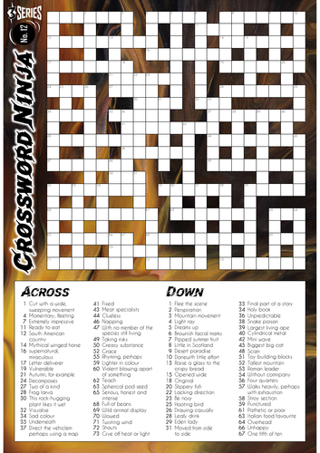 Crossword Ninja - Series 3 - No.12