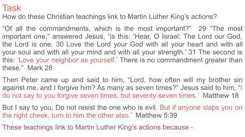 Martin Luther King & Stormzy Christian Leaders | Teaching Resources