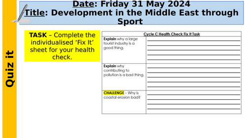 KS3 Middle East SoW - Free | Teaching Resources