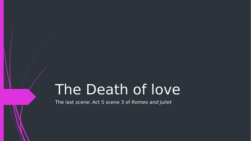 L8 Romeo the death of love