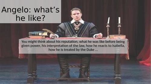 Measure for Measure lesson 5 the Duke and Angelo