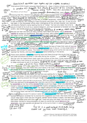 the story of an hour analysis sparknotes