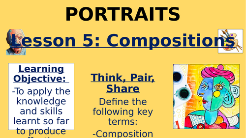 Picasso Cubism Self-Portraits - Complete Project Bundle! | Teaching ...