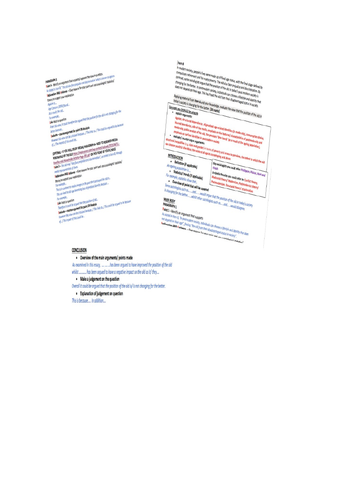 WRITING FRAME  - AQA A-level Sociology: Families – Topic  4 Demography (position of old) 20 marker