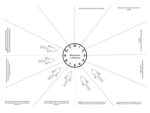 OCR GCSE PE- Clock revision paper 1 & 2 (23 resources) | Teaching Resources