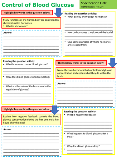 AQA KS4 GCSE Biology (Science) Homeostasis Revision Lesson & Activities ...