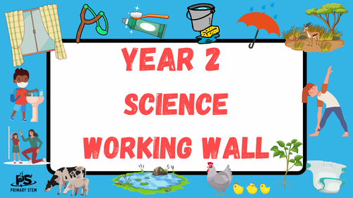 Primary Science Working Wall Year 2 (NC for England) - Display Headings ...